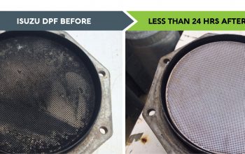 isuzu dpf clean before and after